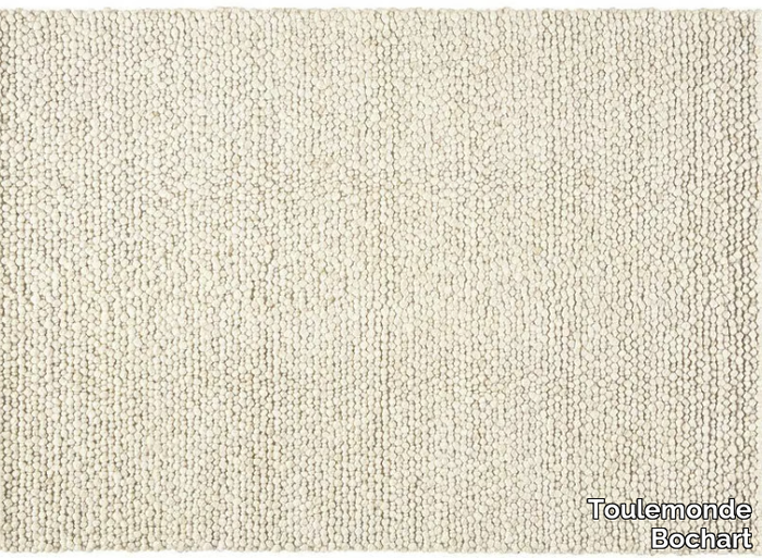 BUBBLES - Solid-color rectangular wool rug _ Toulemonde Bochart