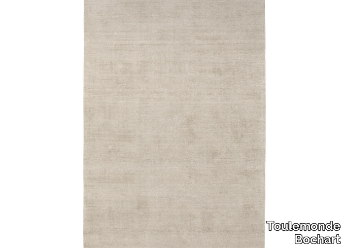 ECHO - Solid-color rectangular silk rug _ Toulemonde Bochart