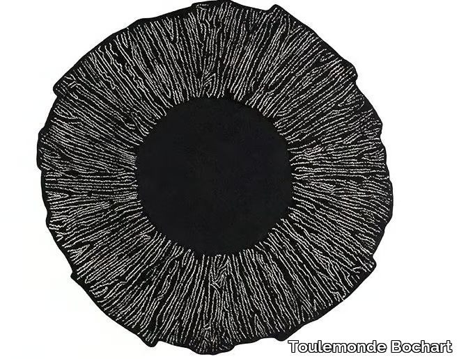 EYE FLOWER - Handmade round wool rug _ Toulemonde Bochart