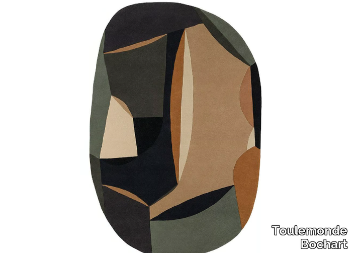 POLIA SHAPE - Patterned handmade wool rug _ Toulemonde Bochart