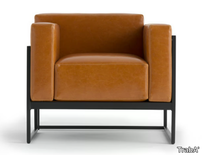 KIRK - Fabric armchair with armrests _ TrabA'