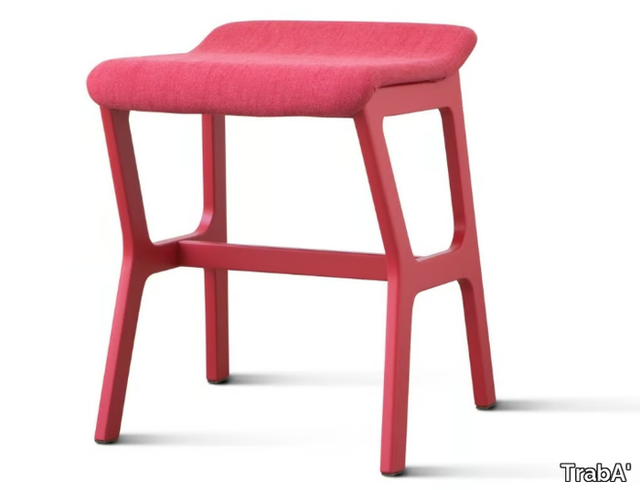 NHINO - Low fabric stool _ TrabA'