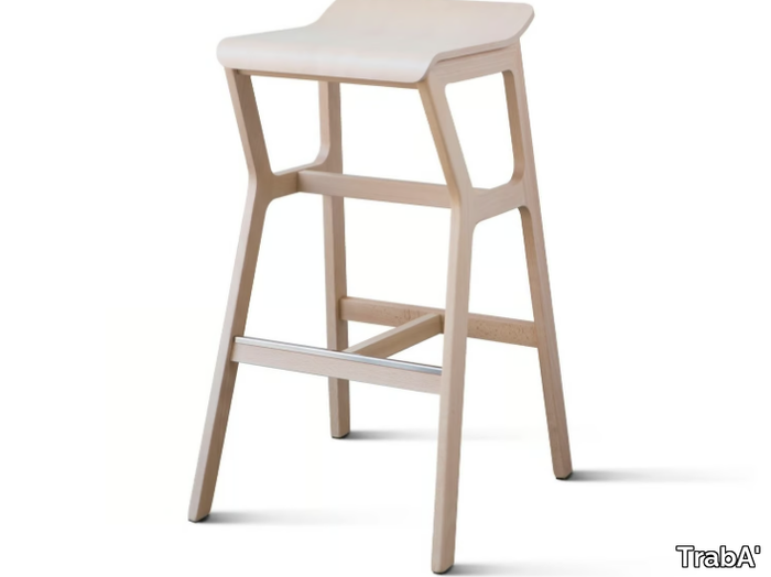 NHINO - High wooden barstool _ TrabA'