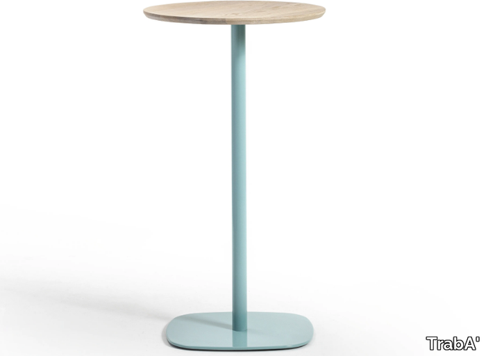 ROUND - Round metal high table _ TrabA'