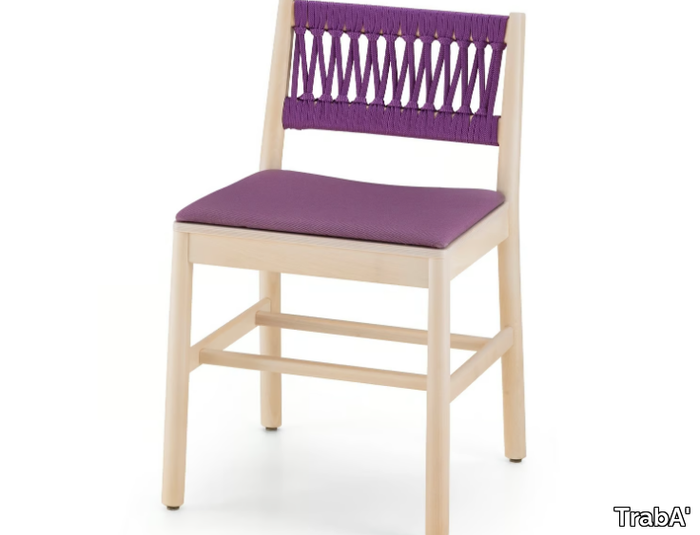 JULIE - Chair with integrated cushion _ TrabA'