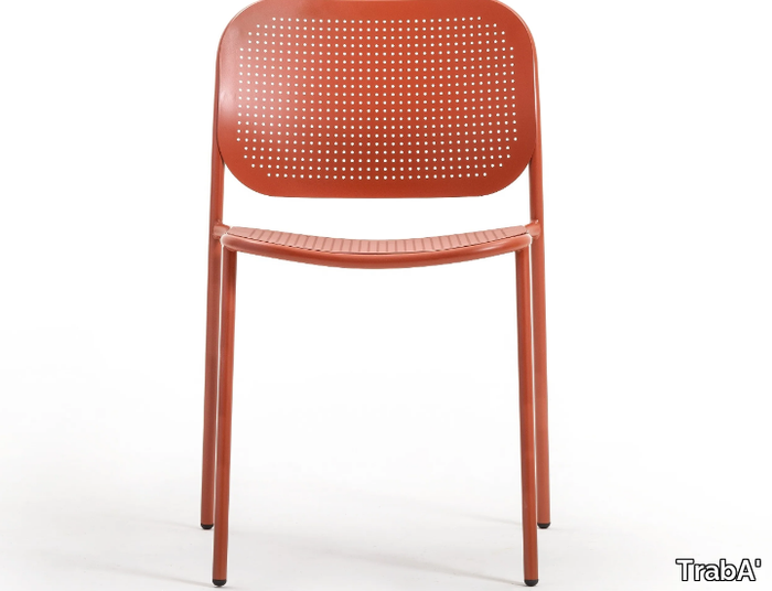 METIS DOT - Metal chair open back _ TrabA'