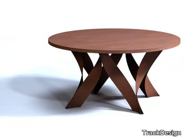 134 - Round Corten™ table _ TrackDesign