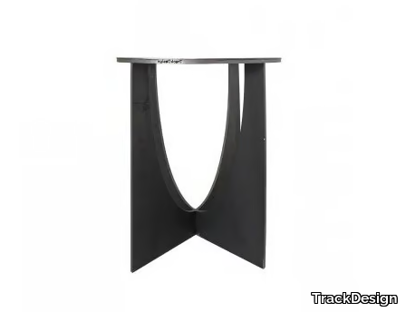 NOVIS - Round steel coffee table for living room _ TrackDesign