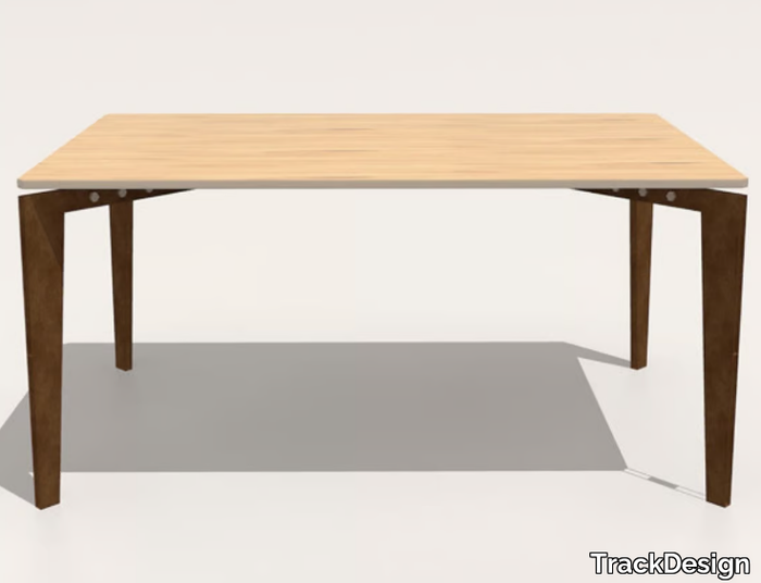 LEGGERO_001 - Rectangular Corten™ table _ TrackDesign