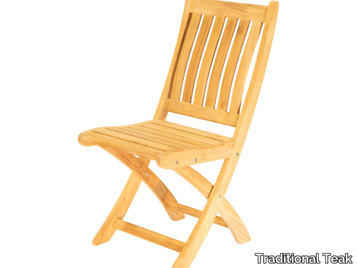 VICTORIA - Folding teak garden chair _ Traditional Teak