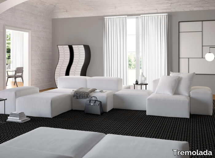 TOM - Modular sectional fabric sofa _ Tremolada