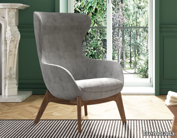 TAYLOR - Bergere armchair with armrests _ Tremolada