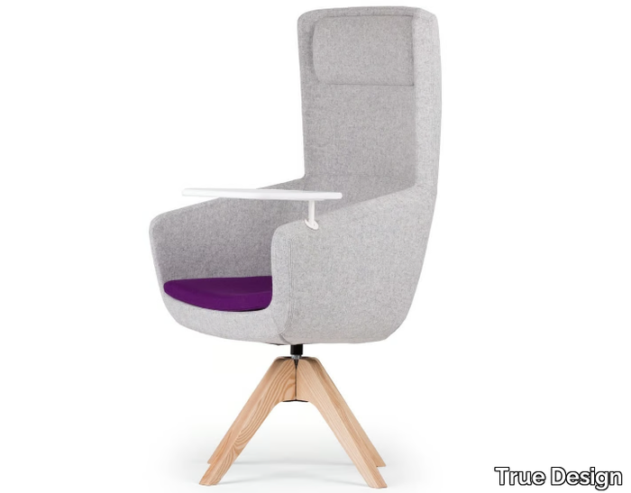 ARCA SMALL - Upholstered easy chair high-back _ True Design