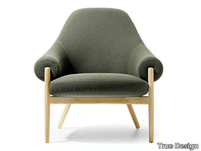 FENDER FD 7094 - Fabric armchair with armrests _ True Design