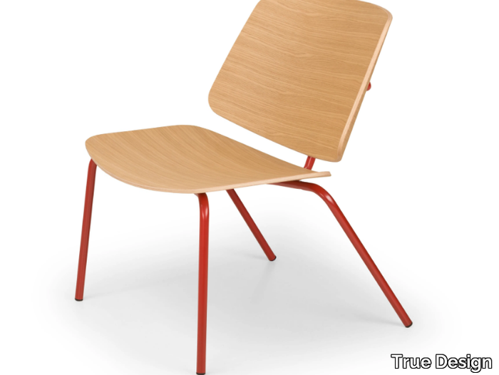 TAO - Aluminium and wood easy chair _ True Design