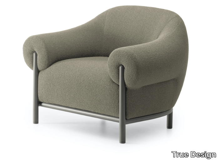 FENDER FD1000 - Fabric armchair with armrests _ True Design