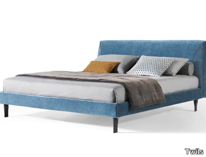 ÈS. HEAVEN - Upholstered fabric double bed _ Twils