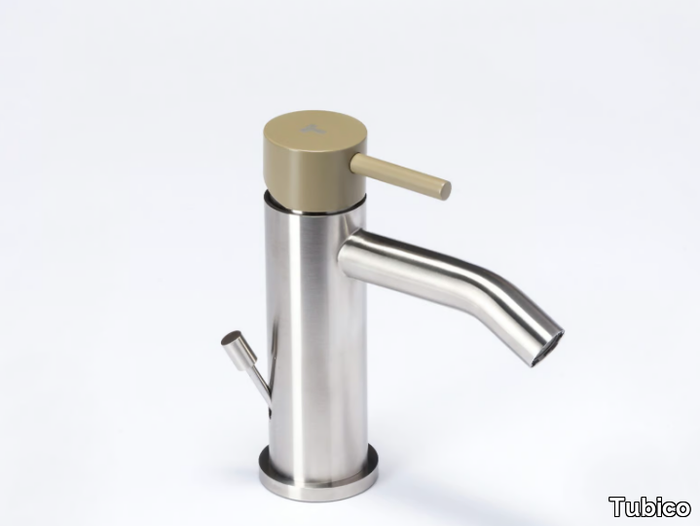 COLORADO - Stainless steel bidet mixer with automatic pop-up waste _ Tubico