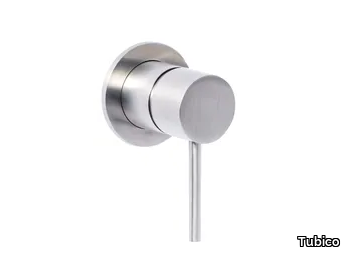 TEVERE - Recessed single handle stainless steel shower mixer _ Tubico