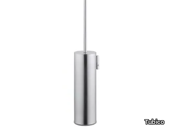 TEVERE - Wall-mounted stainless steel toilet brush _ Tubico