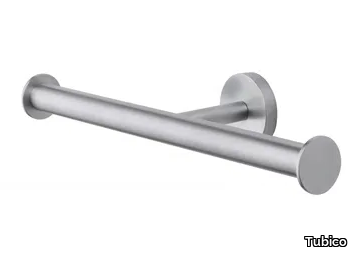 TEVERE - Double stainless steel toilet roll holder _ Tubico