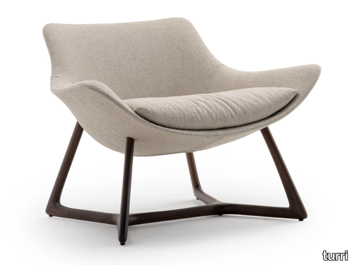 HARP - Fabric armchair _ Turri