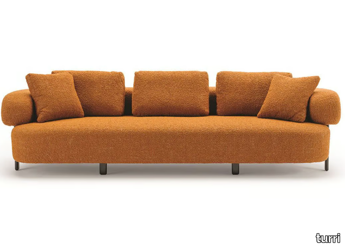 ROMA - 3 seater fabric sofa _ Turri