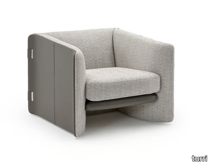 BLOSSOM - Armchair with armrests _ Turri