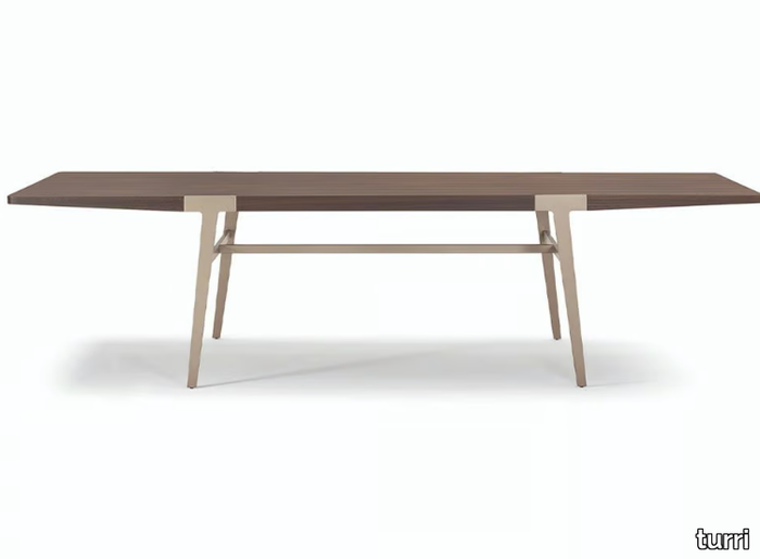 DOMUS - Rectangular wooden table _ Turri