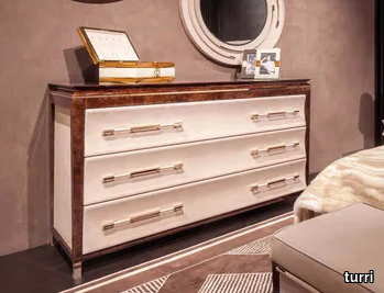 NOIR - Wooden chest of drawers _ Turri