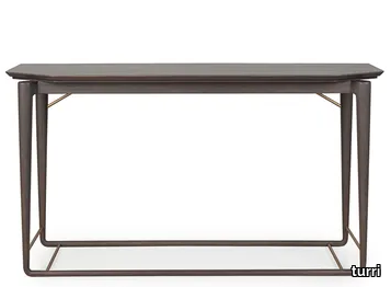 VINE - Rectangular solid wood console table _ Turri