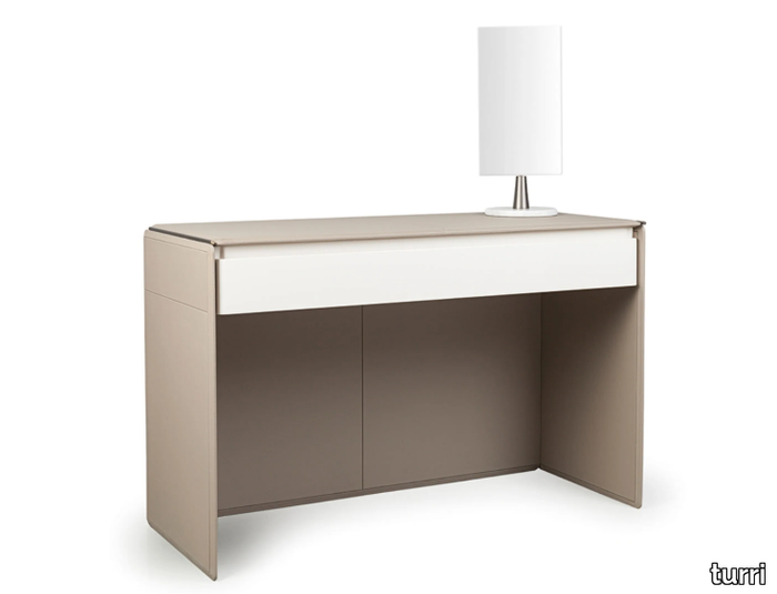 ZERO - Leather dressing table _ Turri