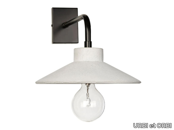 STRADA - Concrete wall lamp with fixed arm _ URBI et ORBI