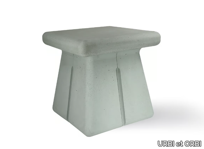 CUBE - Low concrete stool _ URBI et ORBI