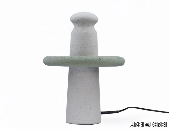 PIN - LED concrete Outdoor table lamp _ URBI et ORBI