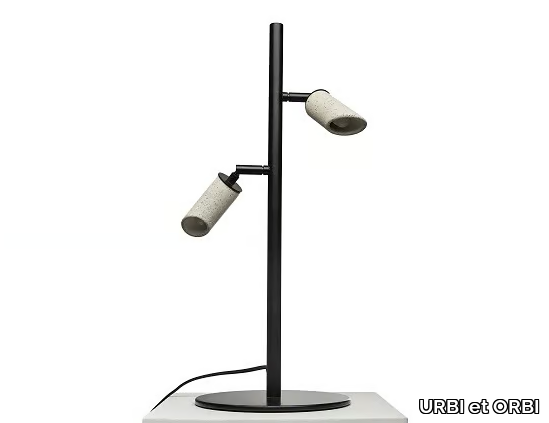 MACEO T - Adjustable concrete table lamp _ URBI et ORBI