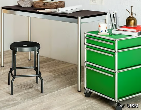 USM HALLER - Modular office drawer unit with castors with lock _ USM