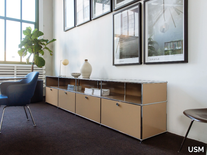 USM HALLER LOWBOARD - Modular metal sideboard _ USM