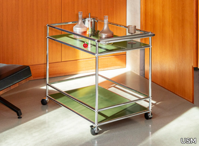 USM HALLER - Steel drinks trolley _ USM