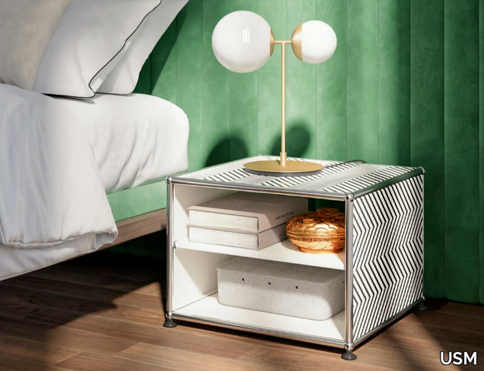 ZIGZAG - Metal coffee table / bedside table _ USM