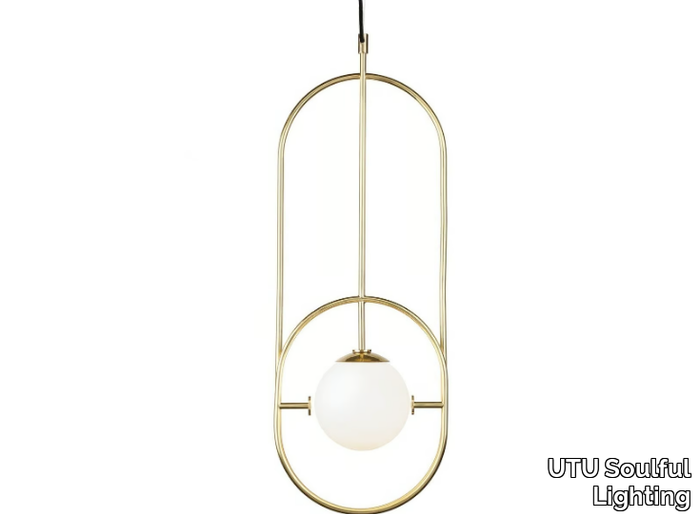 LOOP I - LED metal pendant lamp _ UTU Soulful Lighting