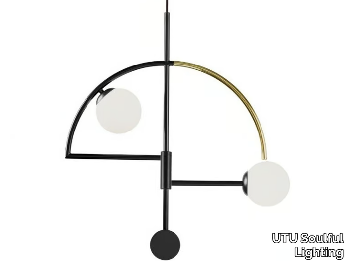 HELIO II - LED metal pendant lamp _ UTU Soulful Lighting