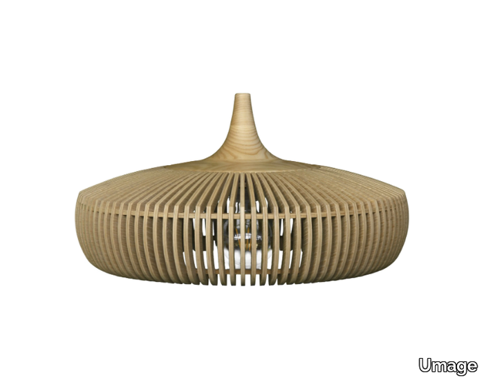 CLAVA DINE WOOD - Wood veneer pendant lamp _ Umage