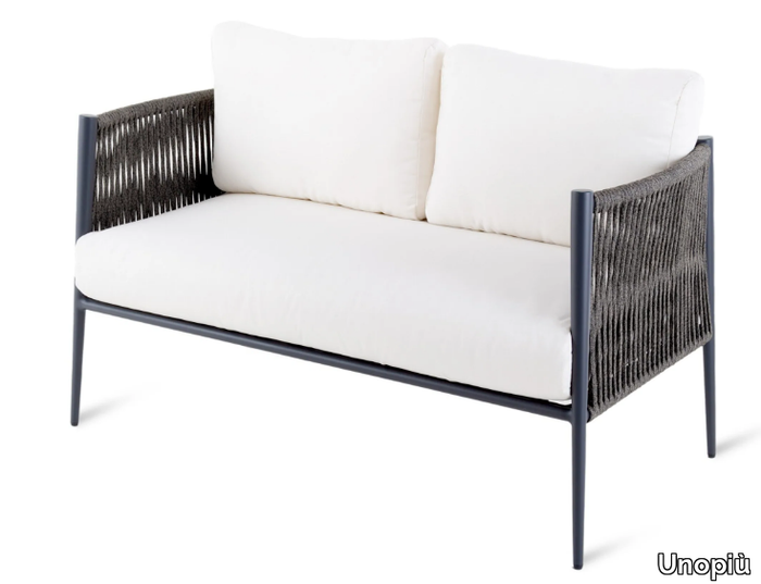 LUCE - Acrylic fabric garden sofa with removable cover _ Unopiù