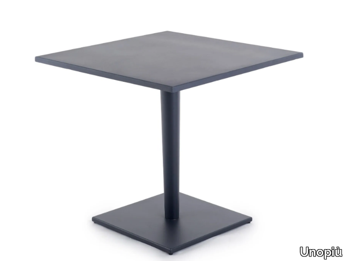 LUCE - Folding square aluminium table _ Unopiù