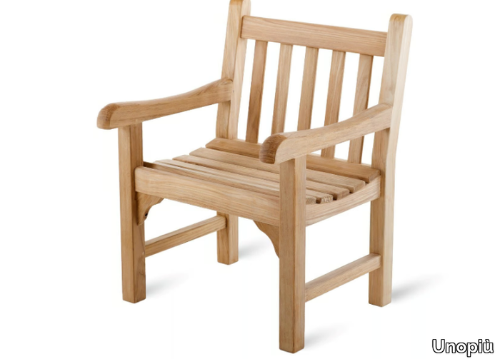 CHELSEA - Teak garden armchair with armrests _ Unopiù