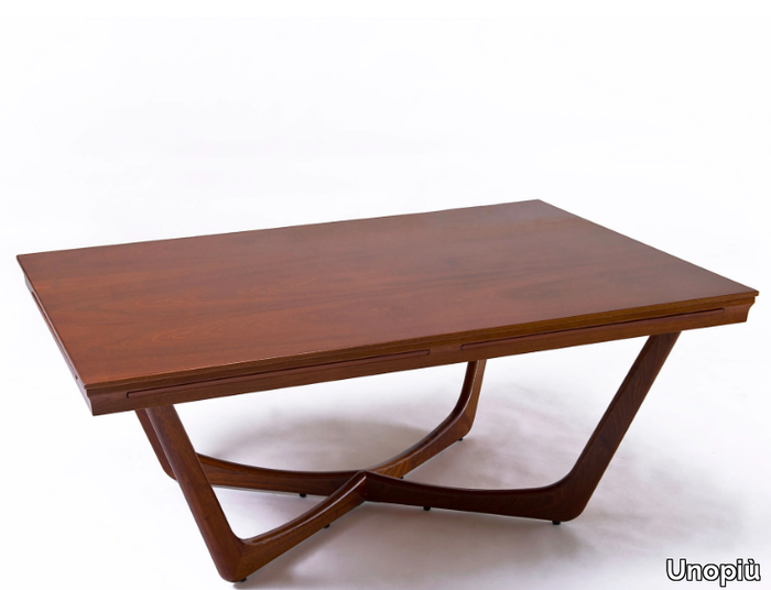 C'EST LA VIE - Extending rectangular mahogany coffee table _ Unopiù