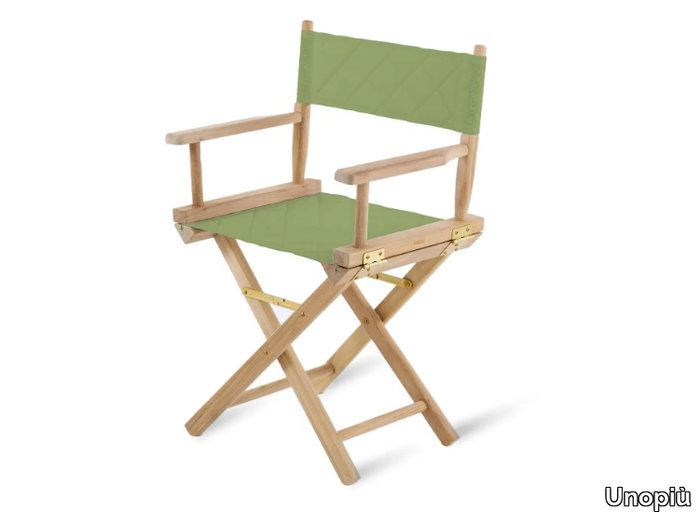 GINGER - Folding Batyline® and teak garden chair _ Unopiù