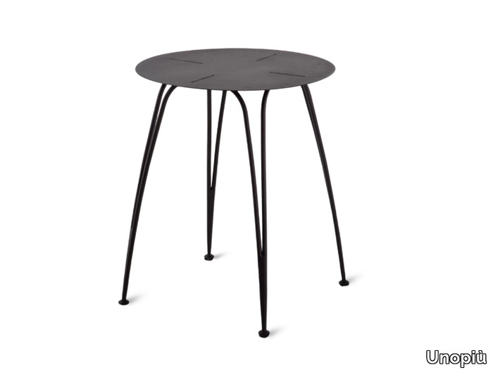 ARIETE - Round iron garden side table _ Unopiù