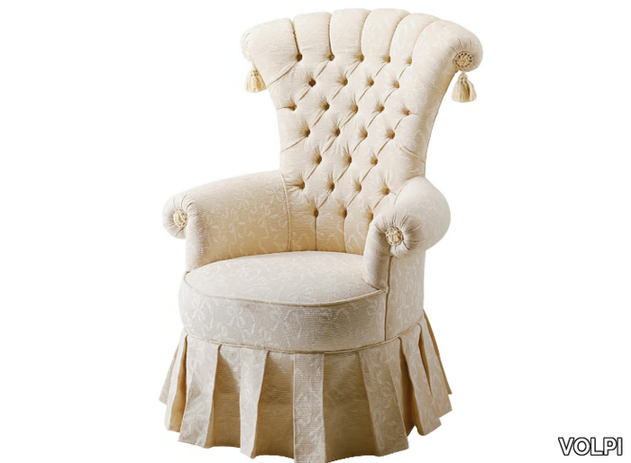 EMPORIO VOLPI - 2183 - Tufted fabric armchair high-back _ VOLPI